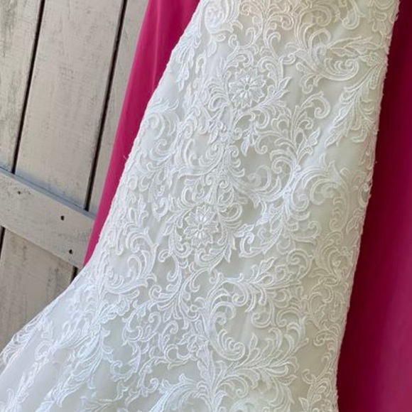 Allure Mermaid Wedding Dress Retail at $3,000 - Picture 2 of 12